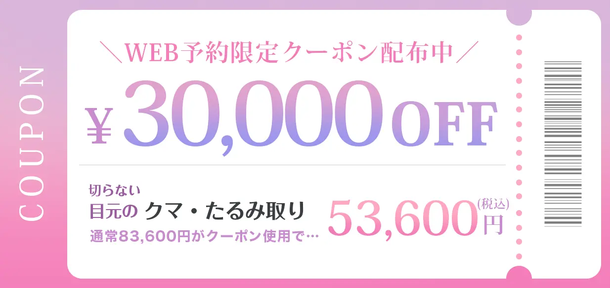 TCB 東京中央美容外科のクーポン